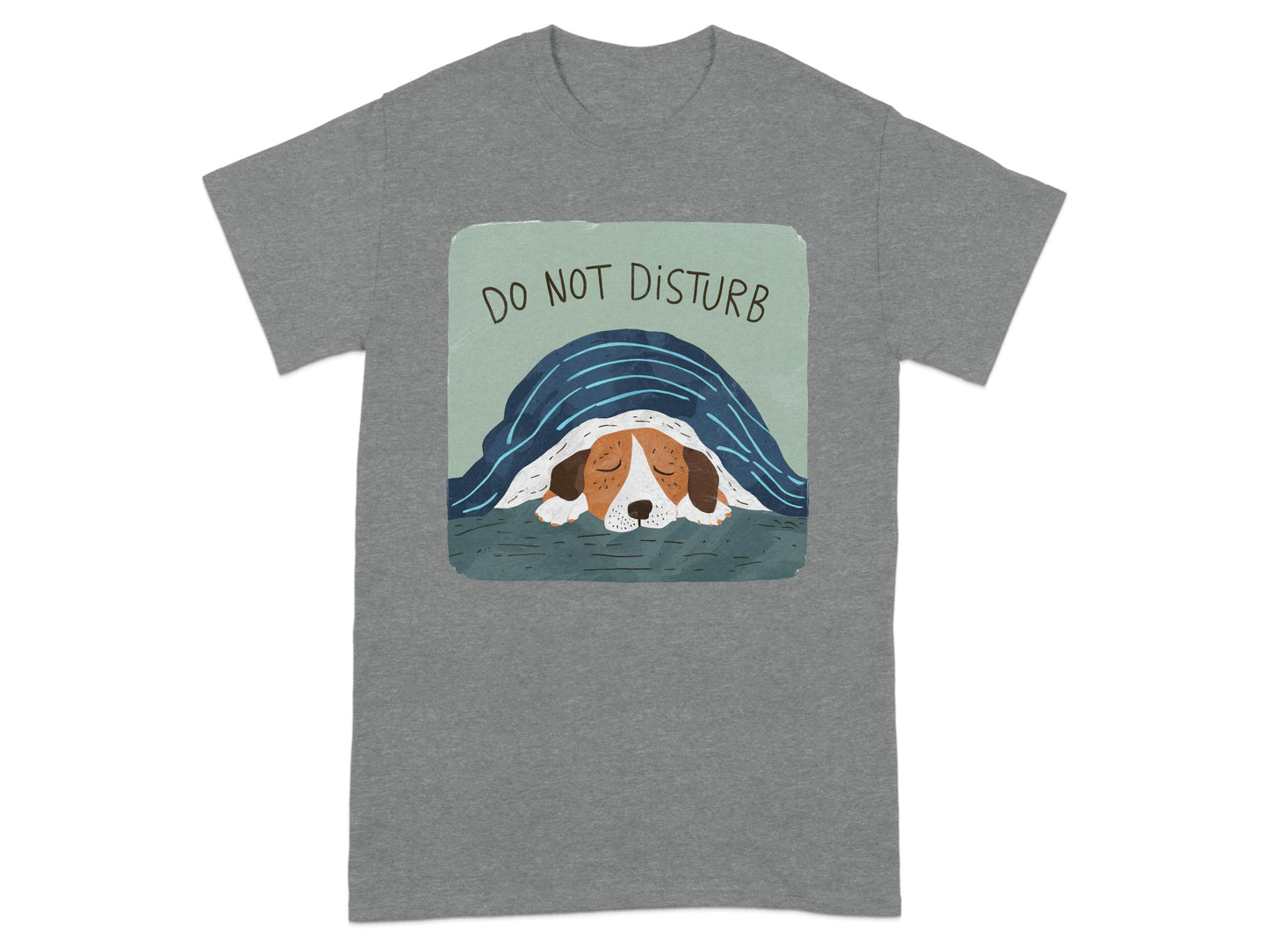 Do Not Disturb Sleeping Dog Graphic T-Shirt product type