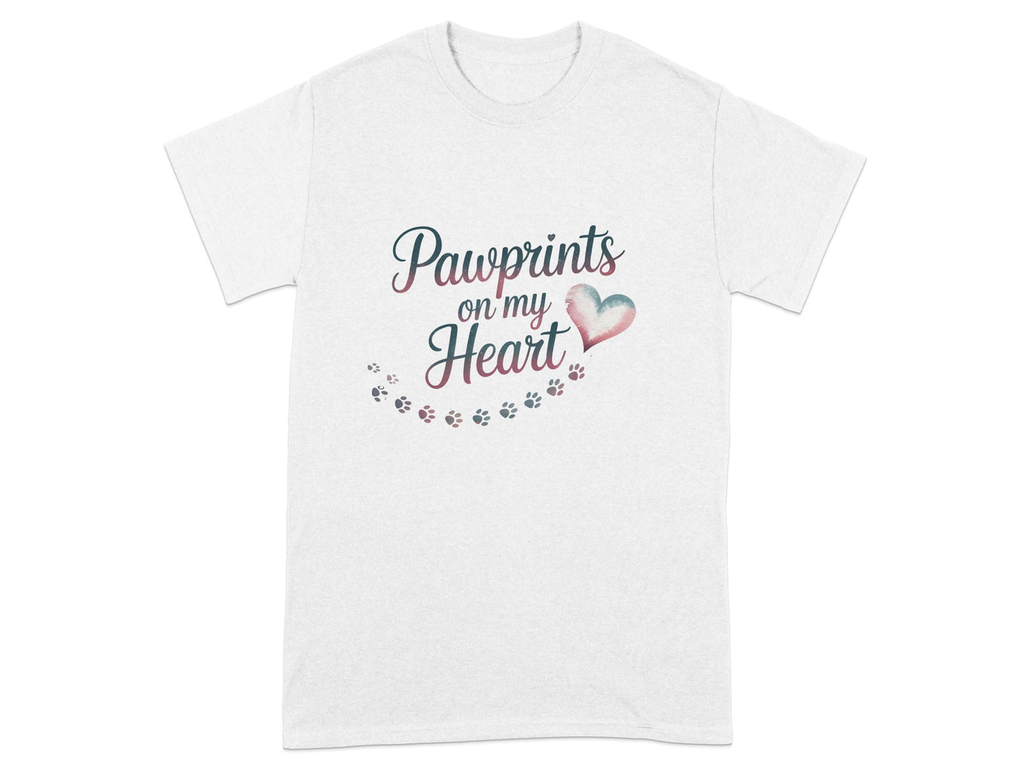 Pawprints on My Heart Graphic T-Shirt product type