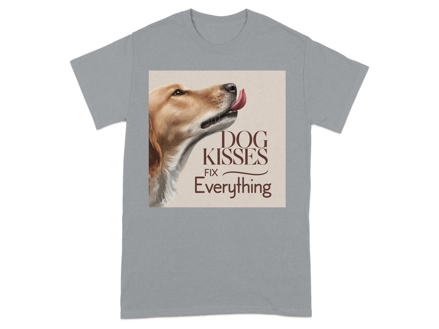 Dog Kisses Fix Everything Graphic T-shirt product