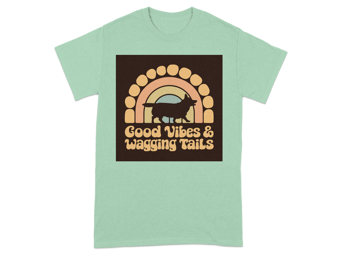 Good Vibes and Wagging Tails Graphic Shirt product type