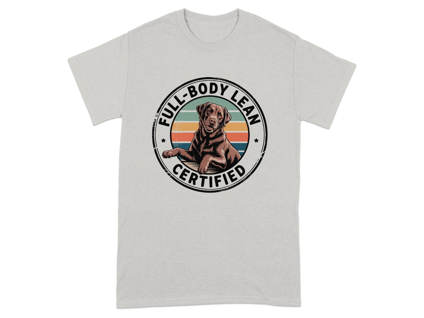 Full-Body Lean Certified Dog Graphic T-shirt product