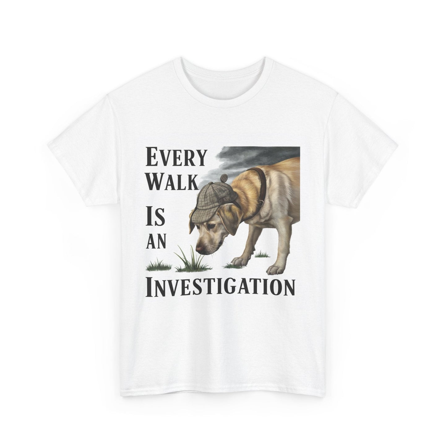 Every Walk is an Investigation Yellow Lab T-Shirt T-Shirt