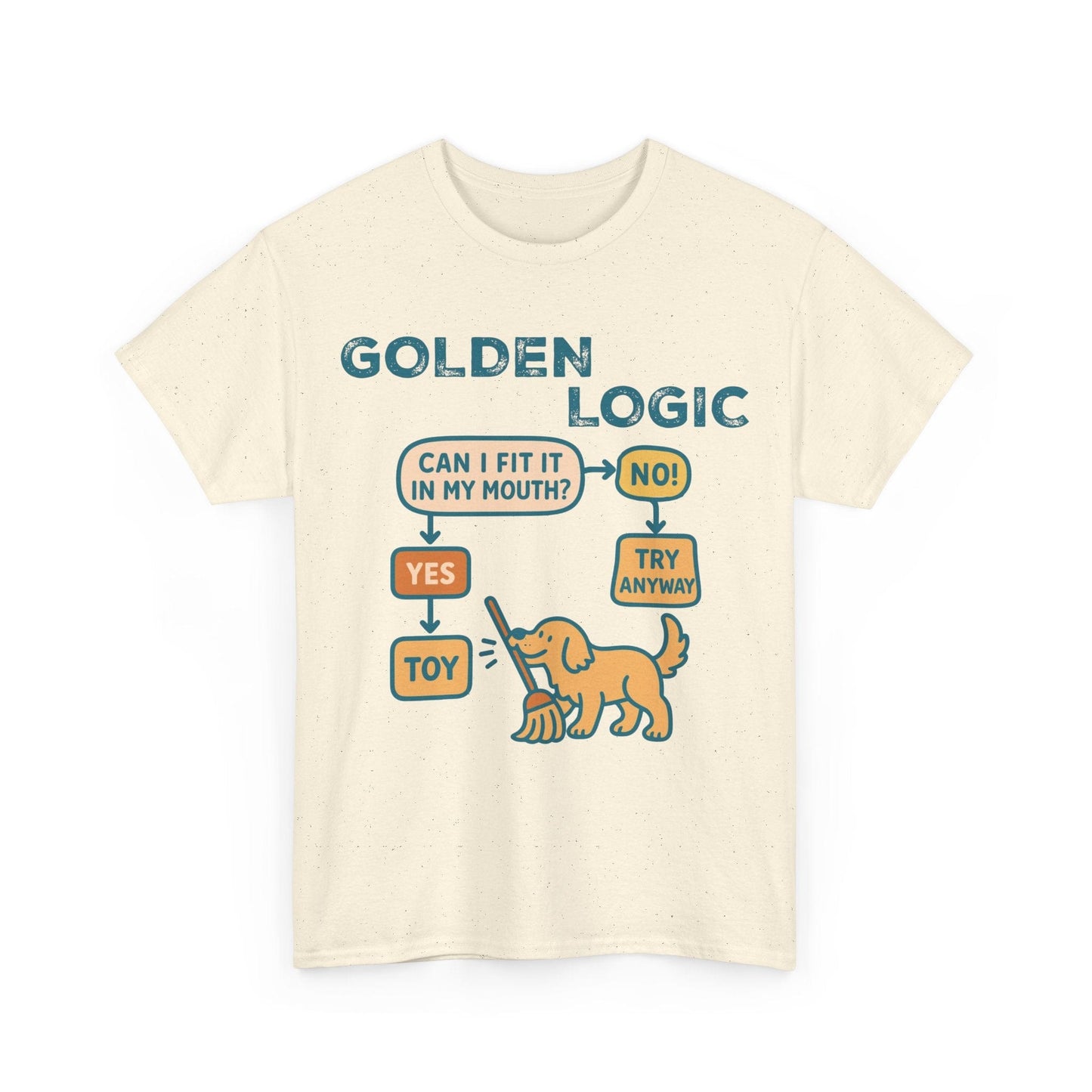 Golden Retriever Logic -- Toy! T-Shirt