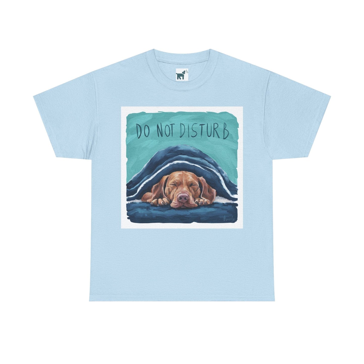 Do Not Disturb Vizsla T Shirt Light Blue T-Shirt