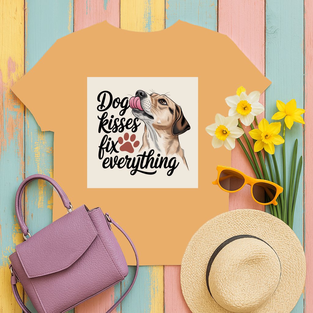 Dog Kisses Fix Everything Graphic T-Shirt product