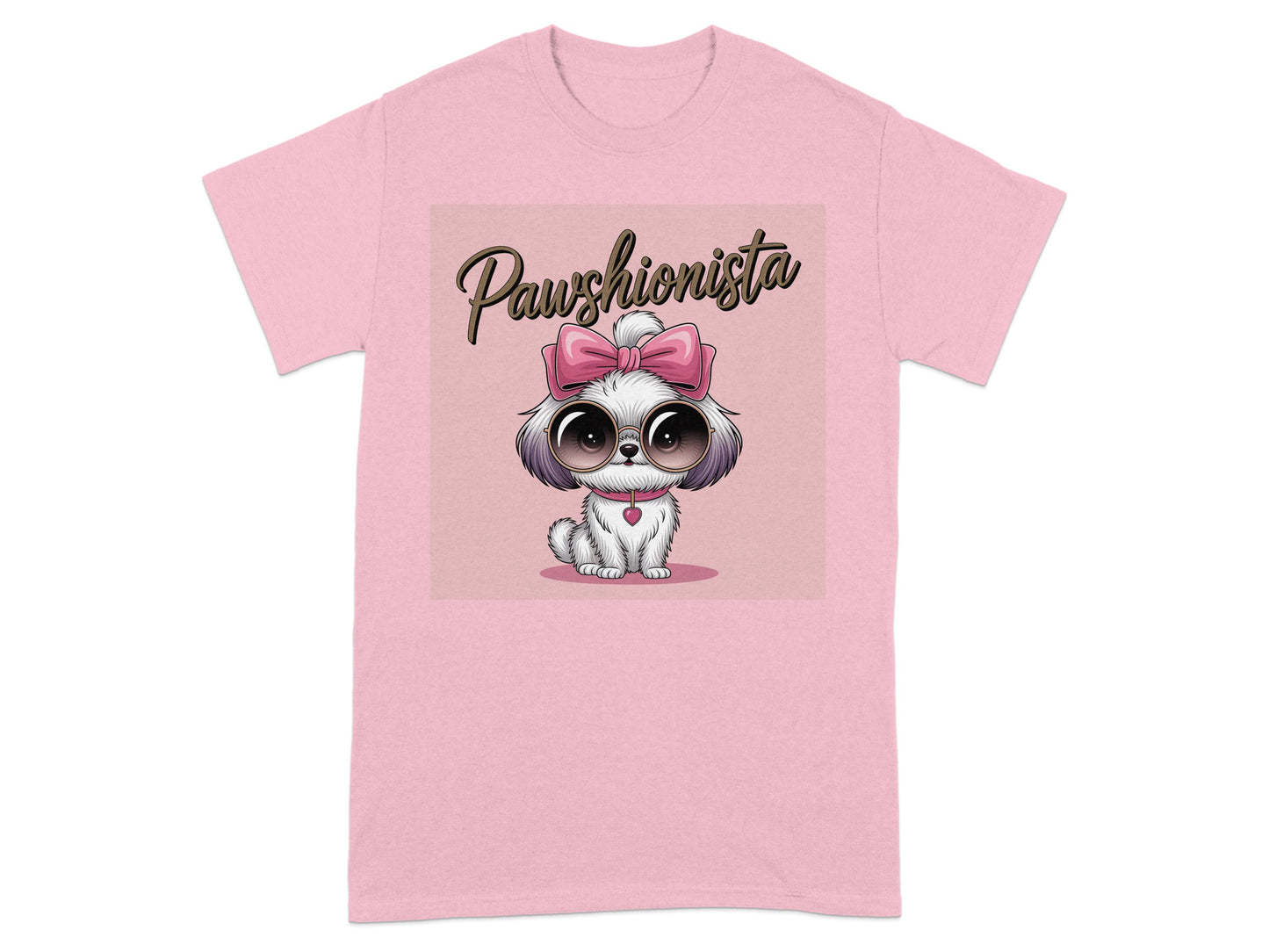 Cute Pawshionista Puppy Graphic Design Shirt product type