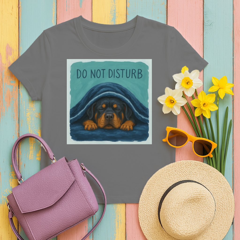 Do Not Disturb Cute Sleeping Dog Graphic Tee product