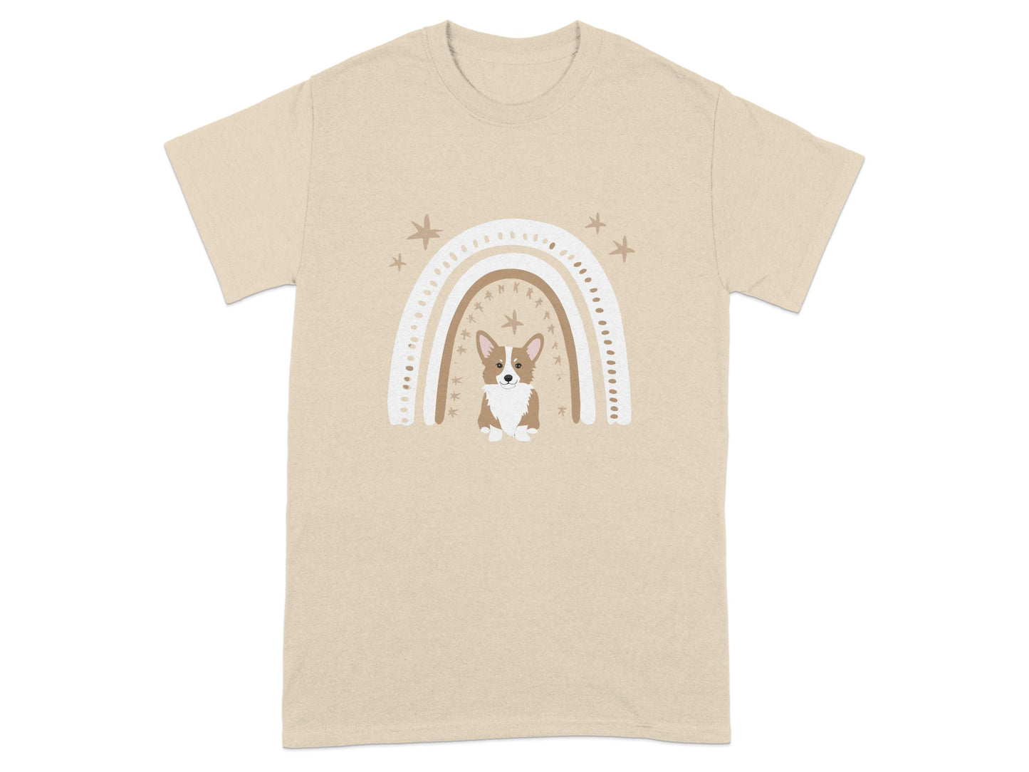 Cute Dog with Arch and Stars T-shirt product