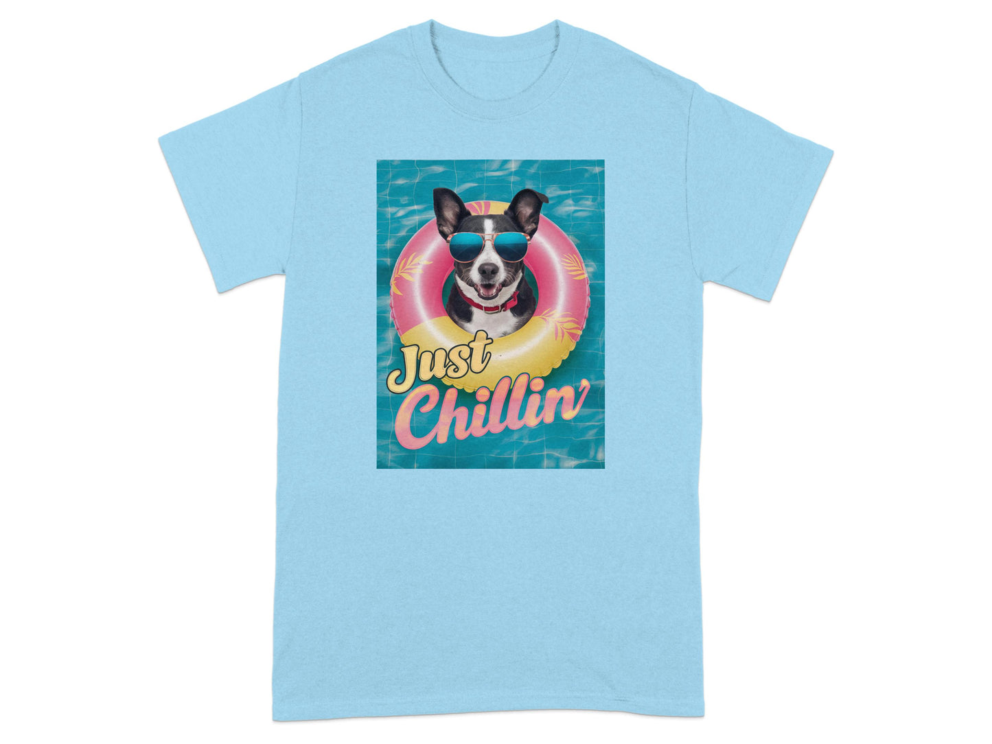 Just Chillin' Dog in Sunglasses Graphic Shirt product