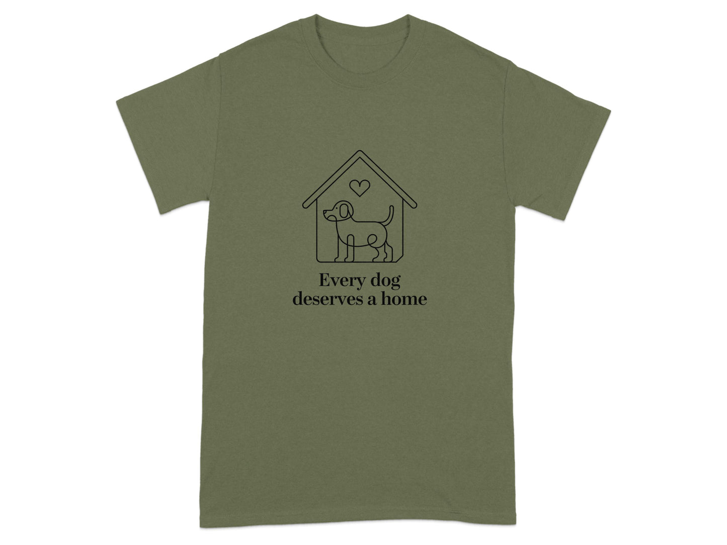 Every Dog Deserves a Home Graphic Tee product type