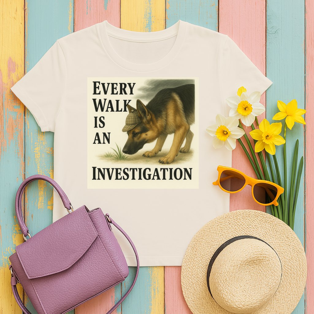 Every Walk is an Investigation T-Shirt product type
