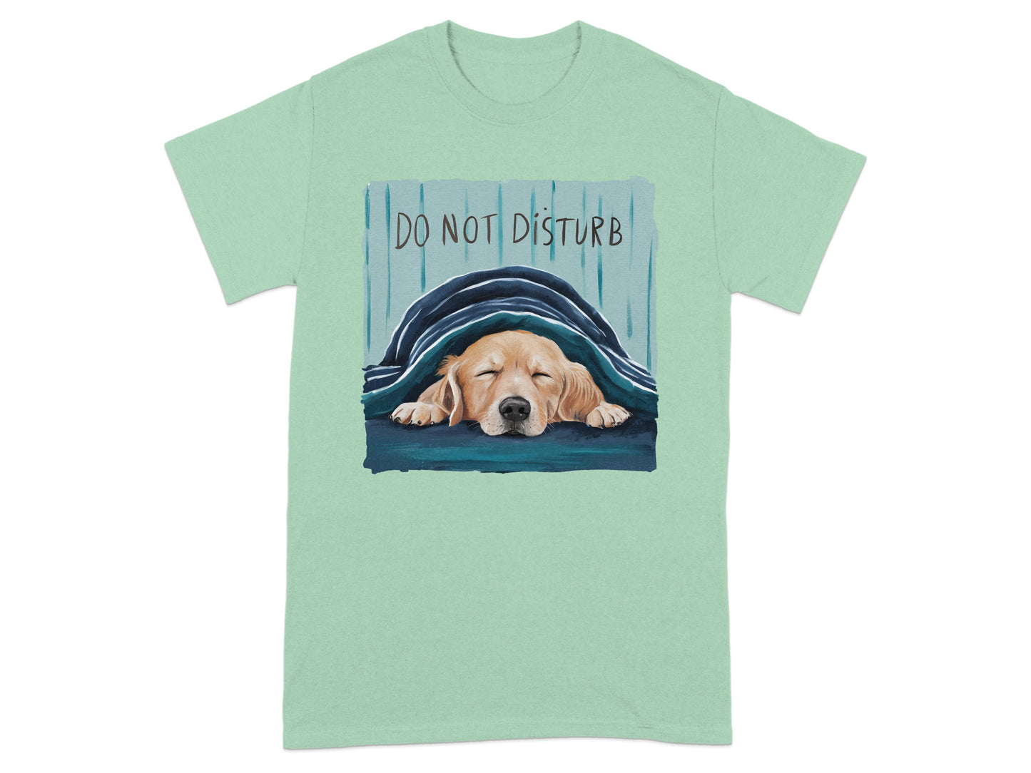 Do Not Disturb Sleeping Dog Graphic Tee Shirt product
