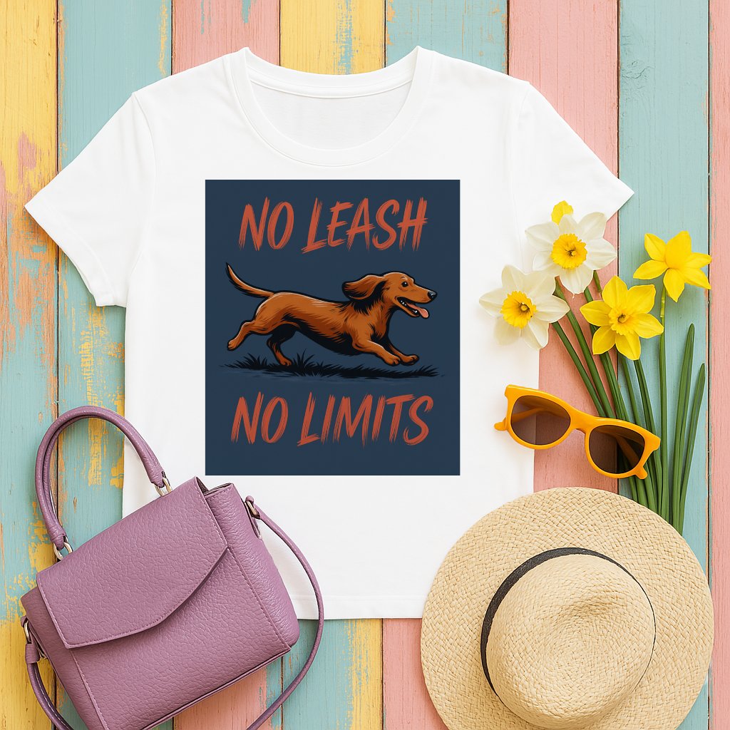 No Leash No Limits Graphic Printed Shirt product