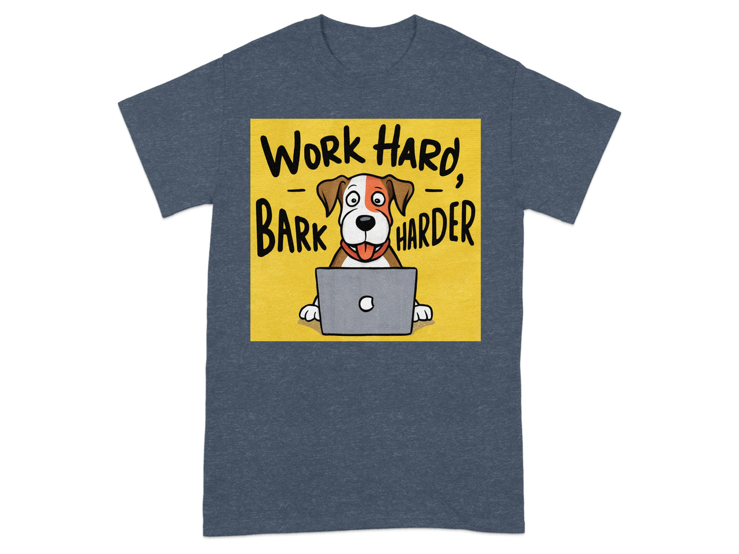 Work Hard Bark Harder Funny Dog Design Shirt product type
