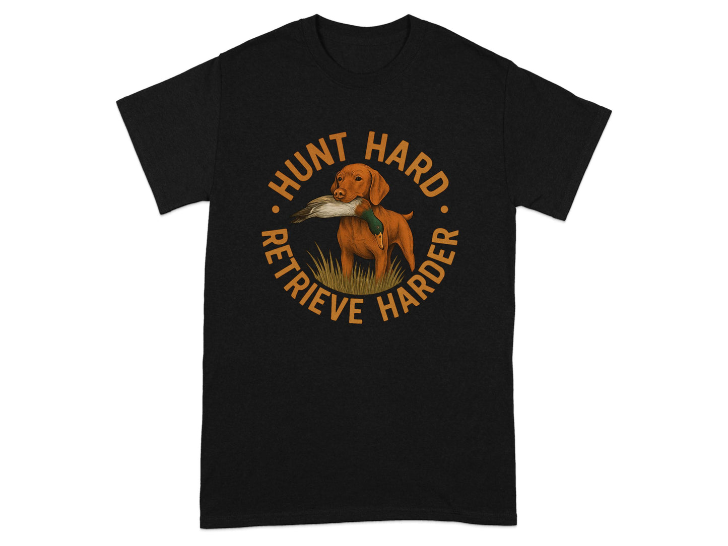 Hunt Hard Retrieve Harder Dog Graphic T-Shirt product type