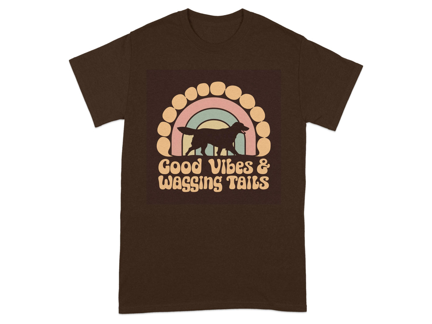 Good Vibes and Wagging Tails Graphic T-Shirt product