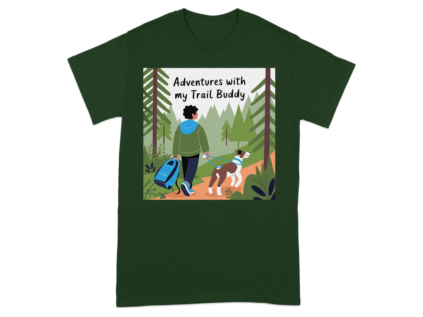 Adventures with my Trail Buddy T-shirt product type