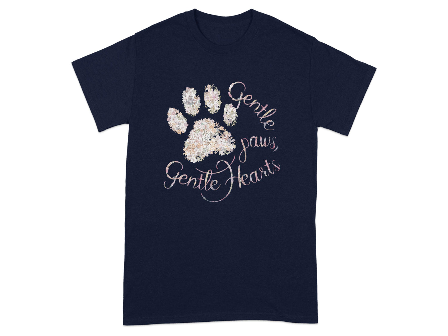 Gentle Paws Gentle Hearts Paw Print Graphic product type