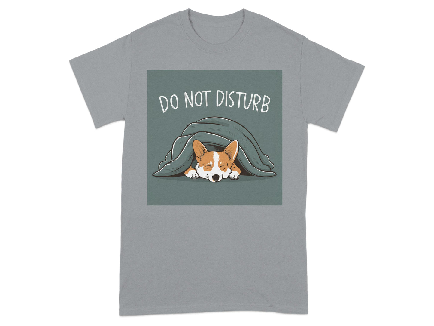 Do Not Disturb Corgi Design Graphic T-Shirt product type