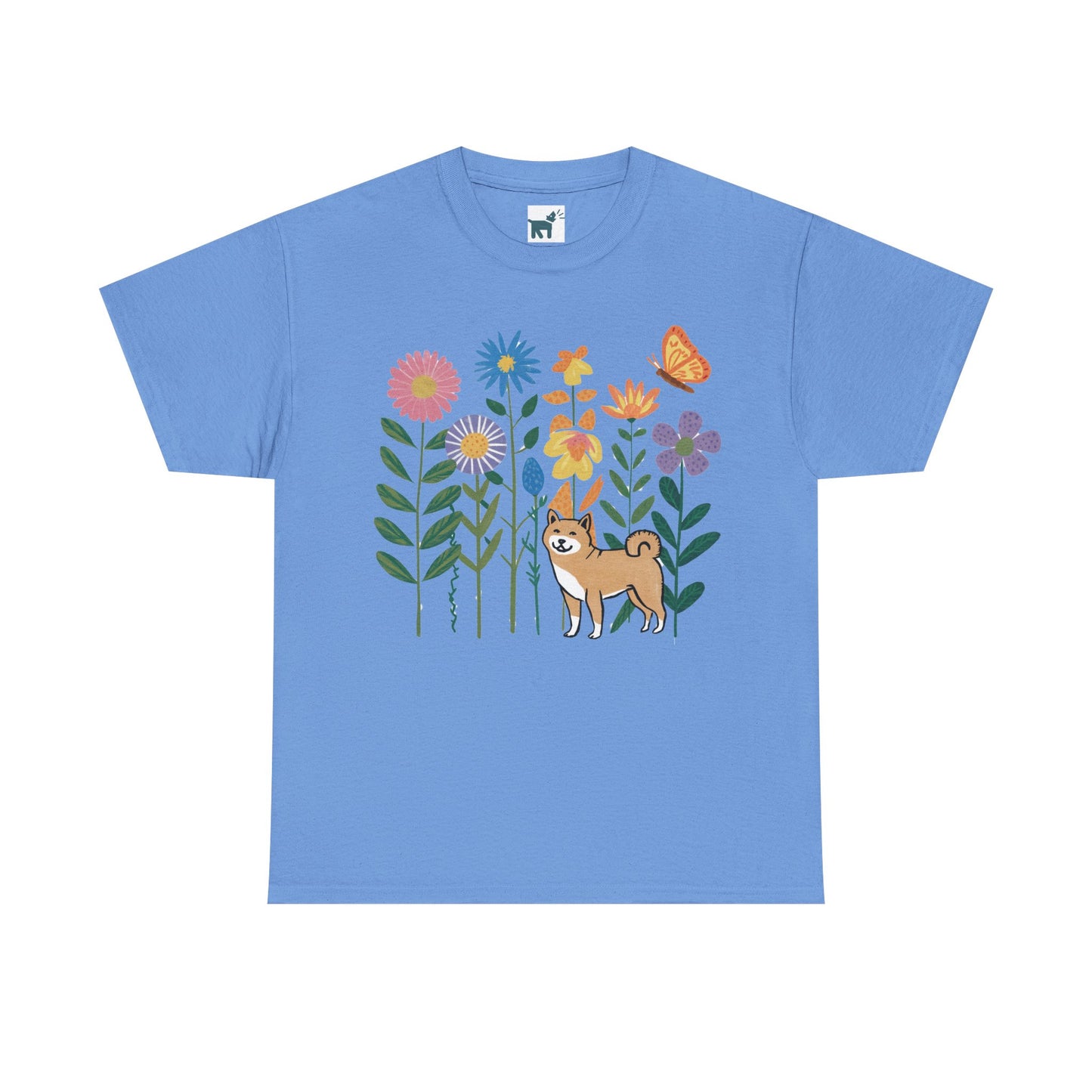 Floral Shiba T Shirt