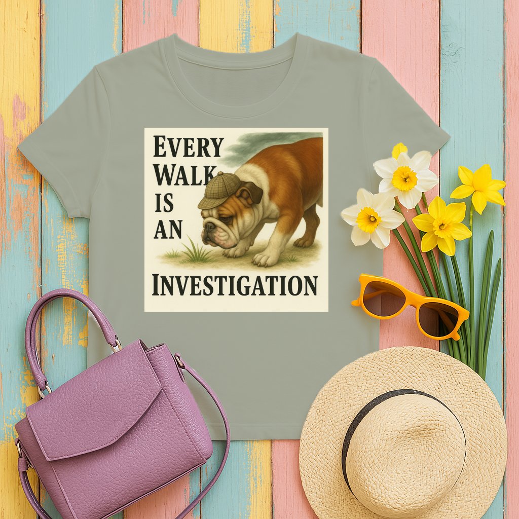 Every Walk is an Investigation T-shirt product