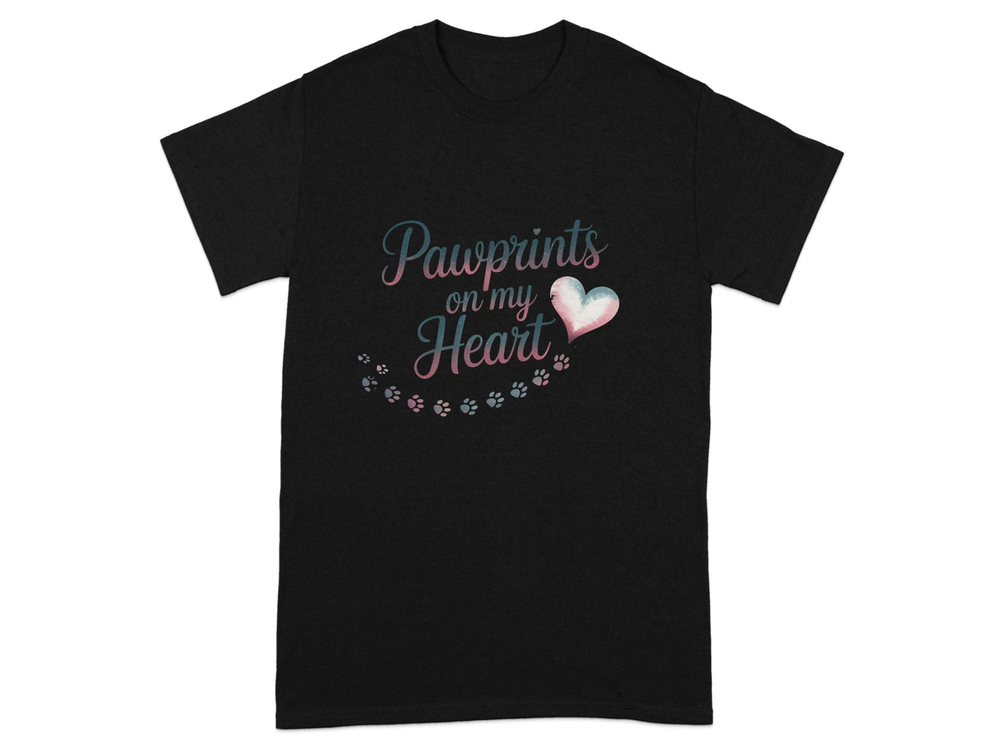 Pawprints on My Heart Graphic T-Shirt product type