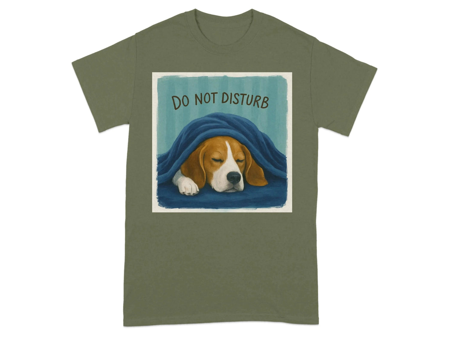 Do Not Disturb Sleeping Beagle T-Shirts T-shirt