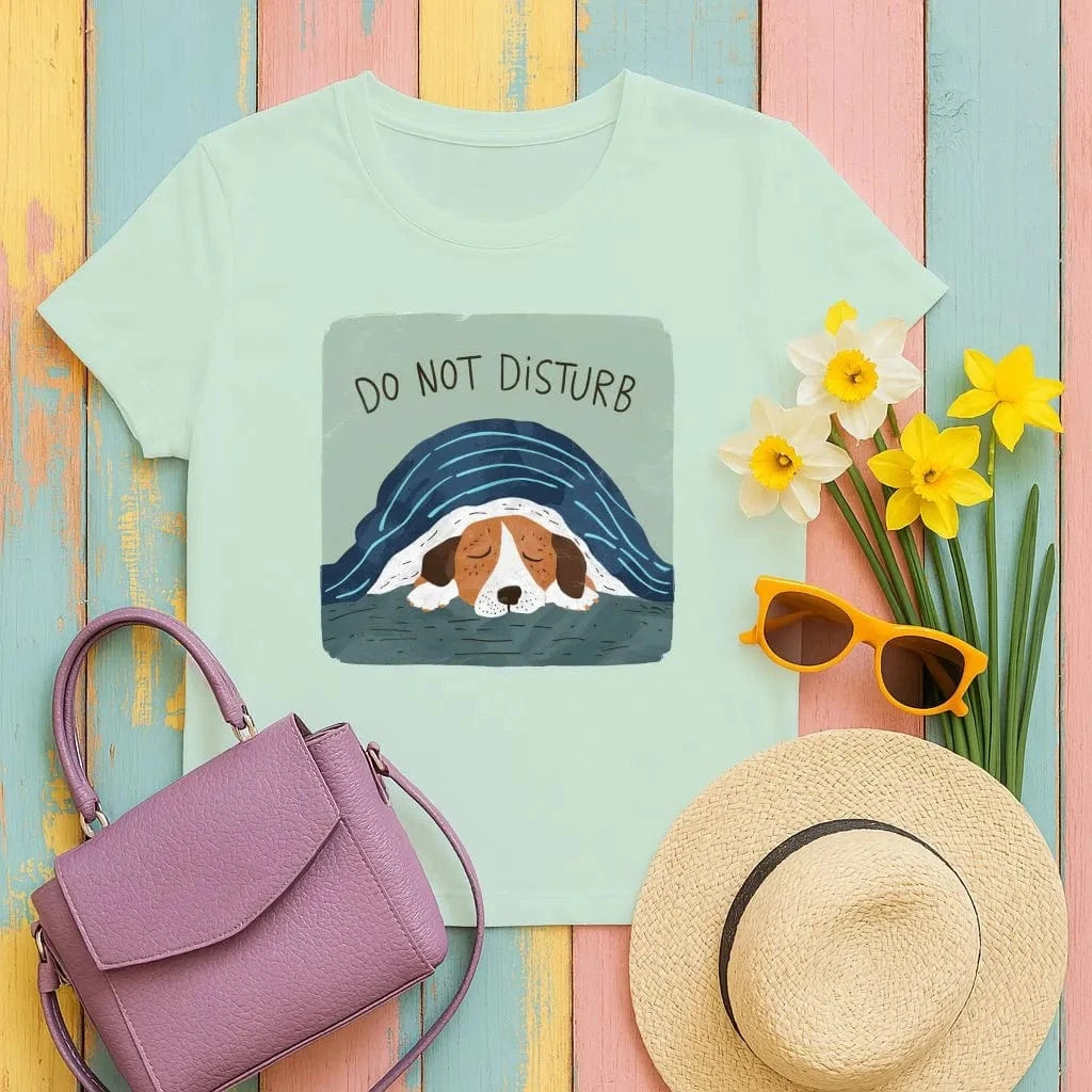 Do Not Disturb Sleeping Beagle T-Shirts T-shirt