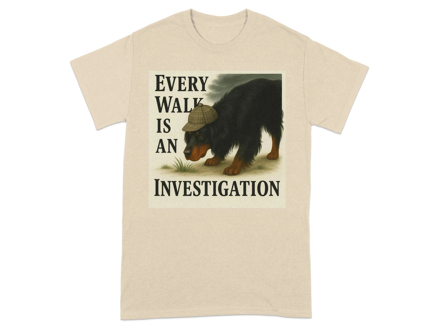 Every Walk is an Investigation Gordon Setter T-Shirt T-shirt
