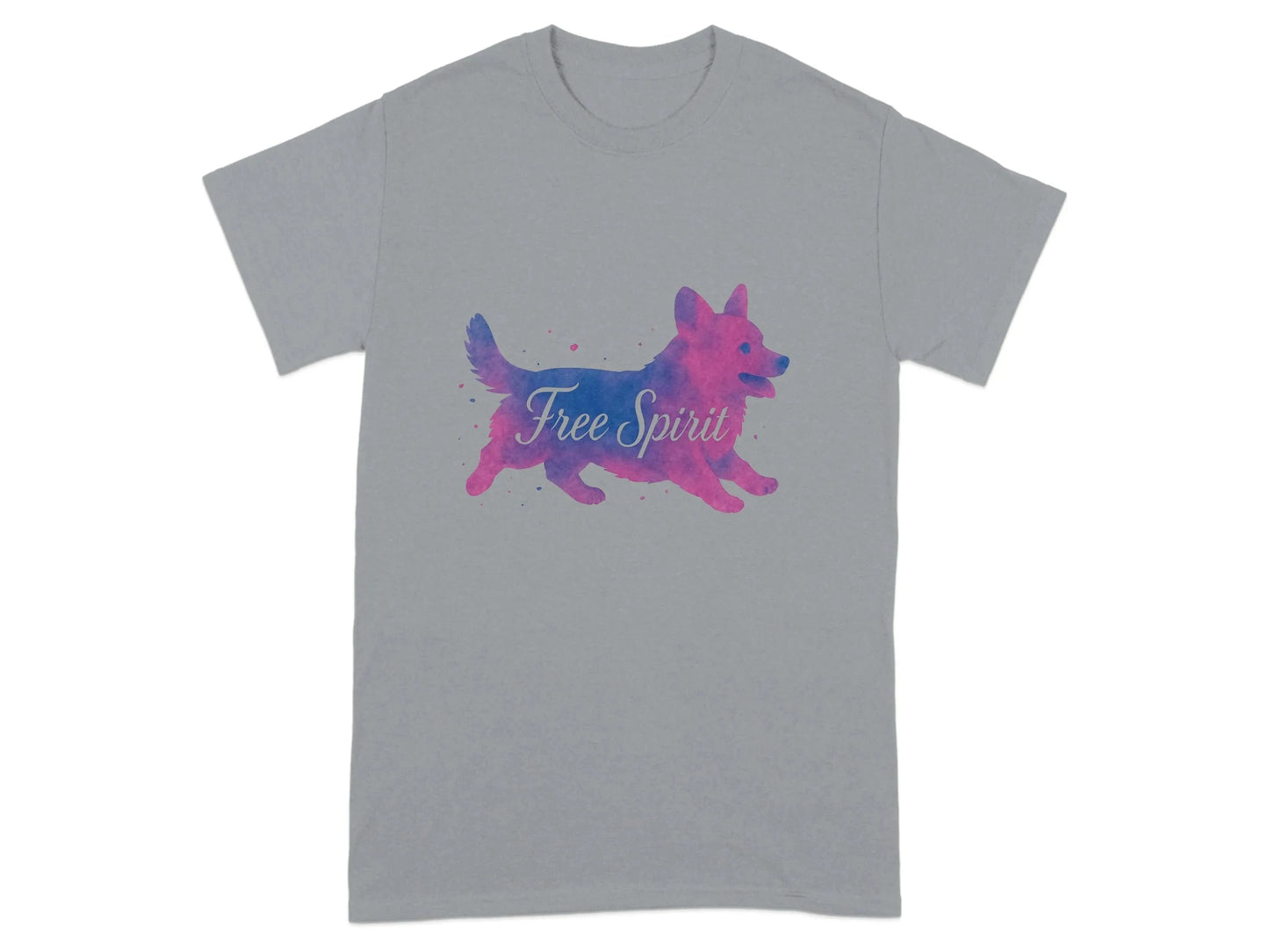 Free Spirit Corgi T-Shirts T-shirt