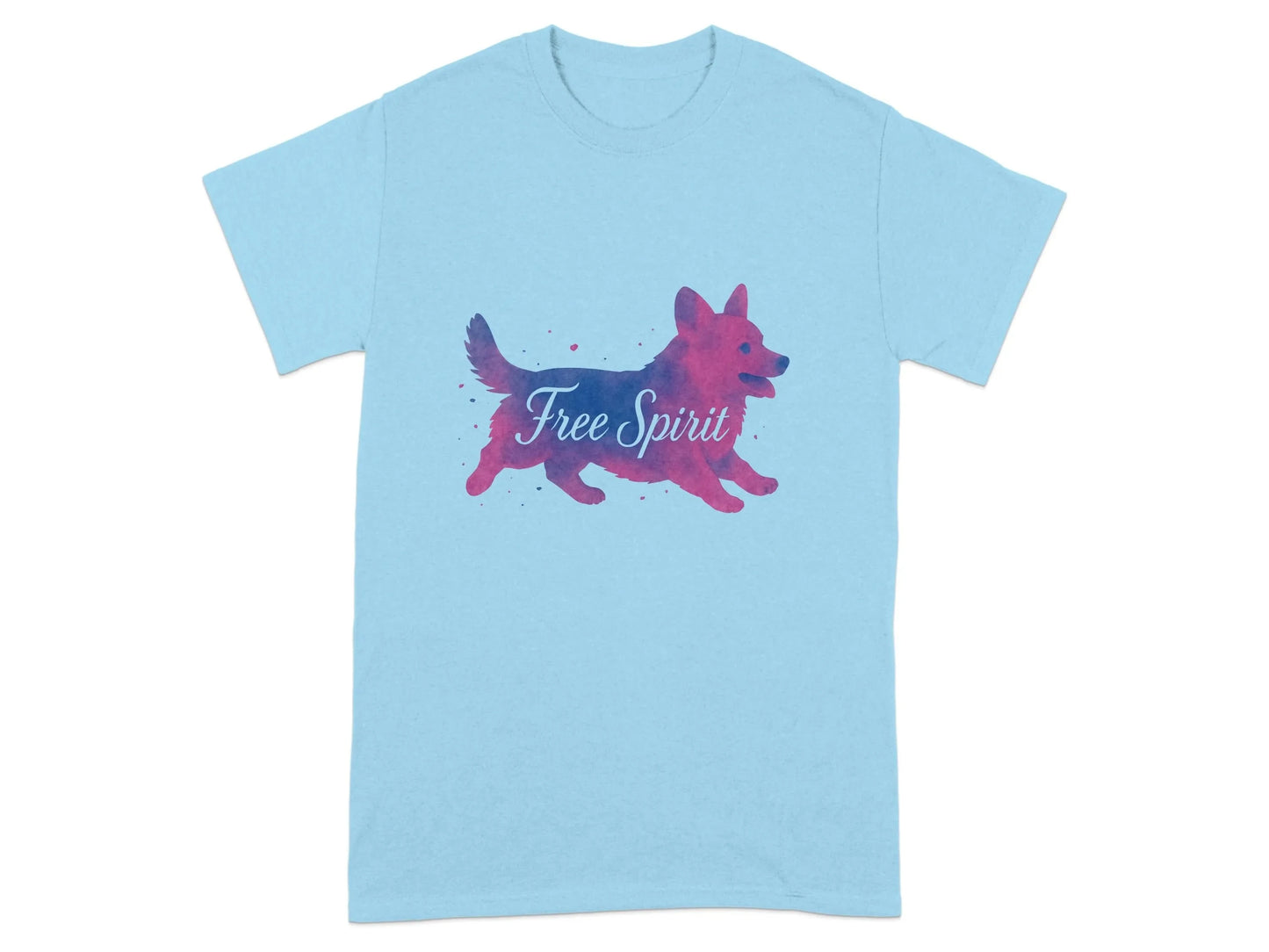 Free Spirit Corgi T-Shirts T-shirt
