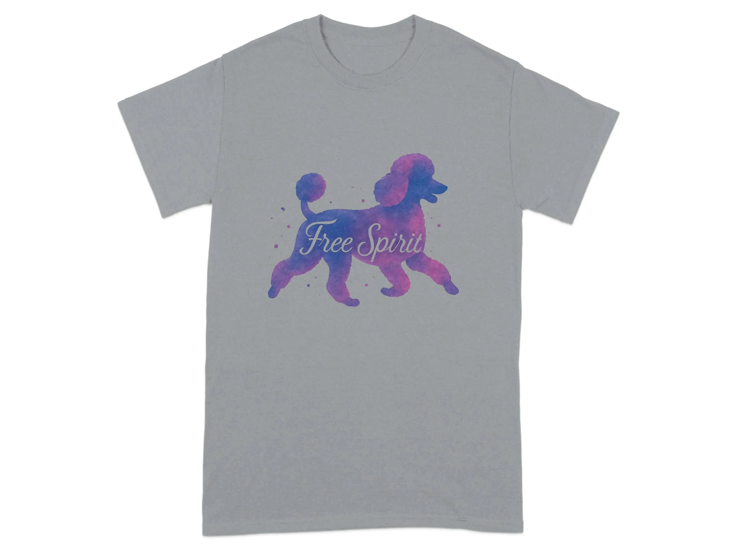 Free Spirit Poodle Animal T-Shirts T-shirt