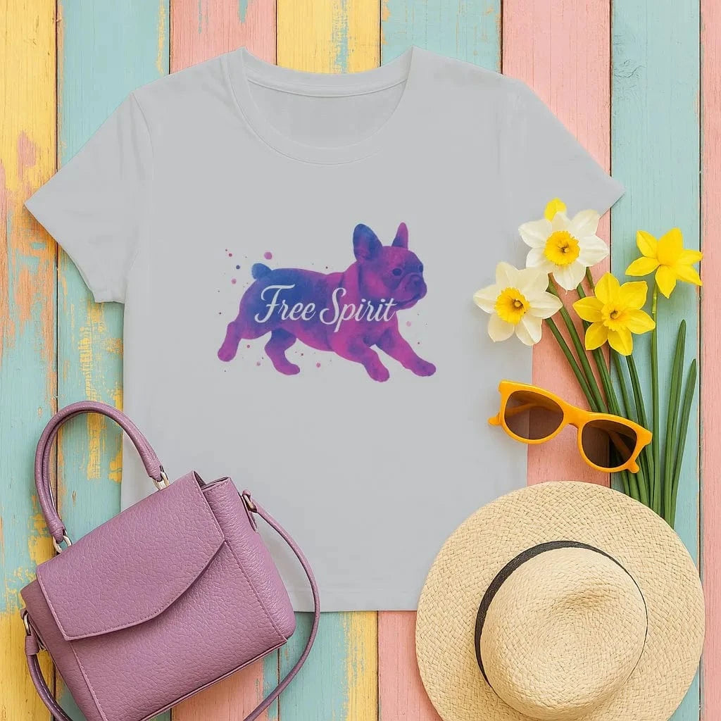 French Bulldog Free Spirit T-Shirts Gravel T-shirt
