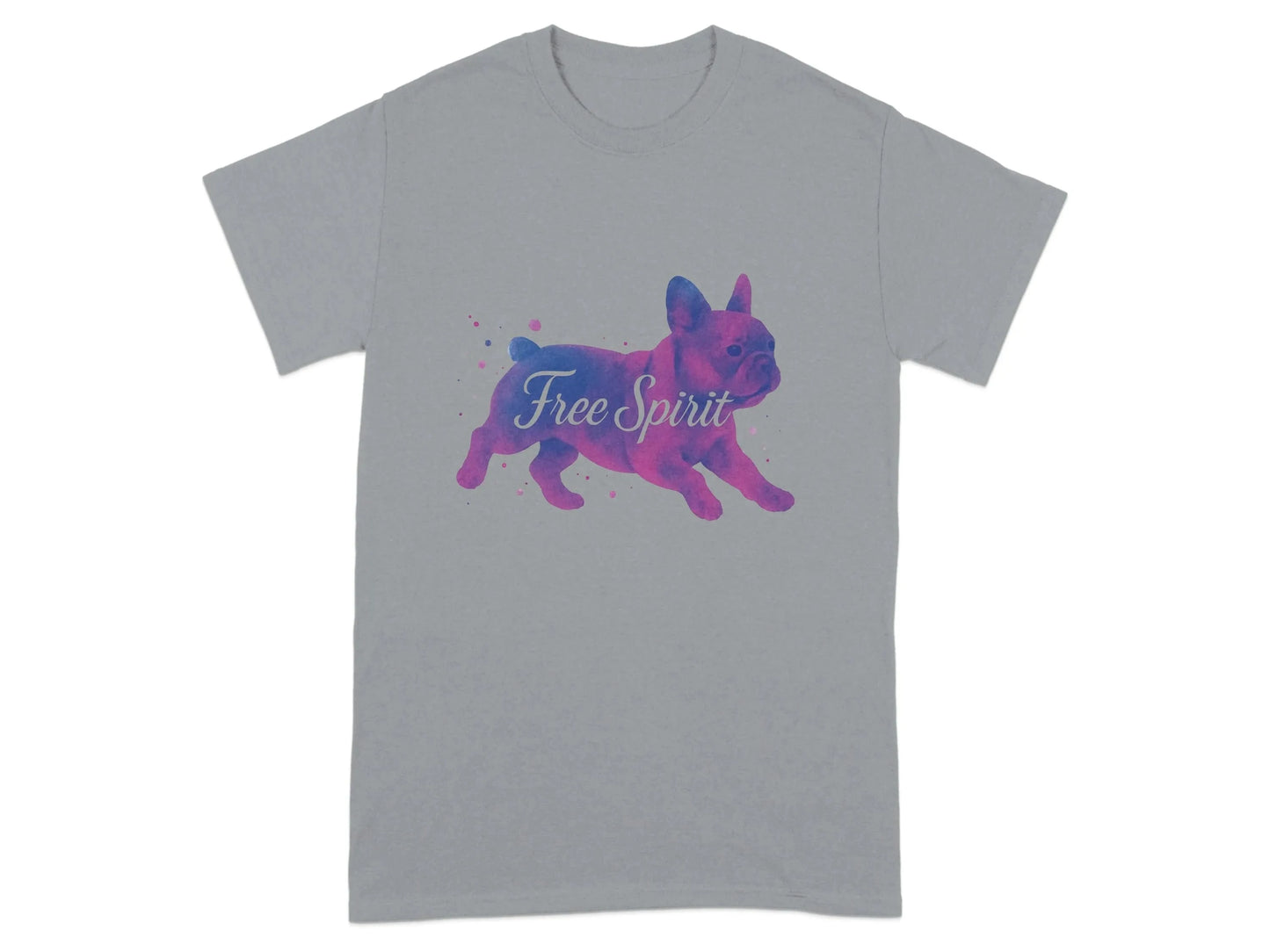 French Bulldog Free Spirit T-Shirts T-shirt