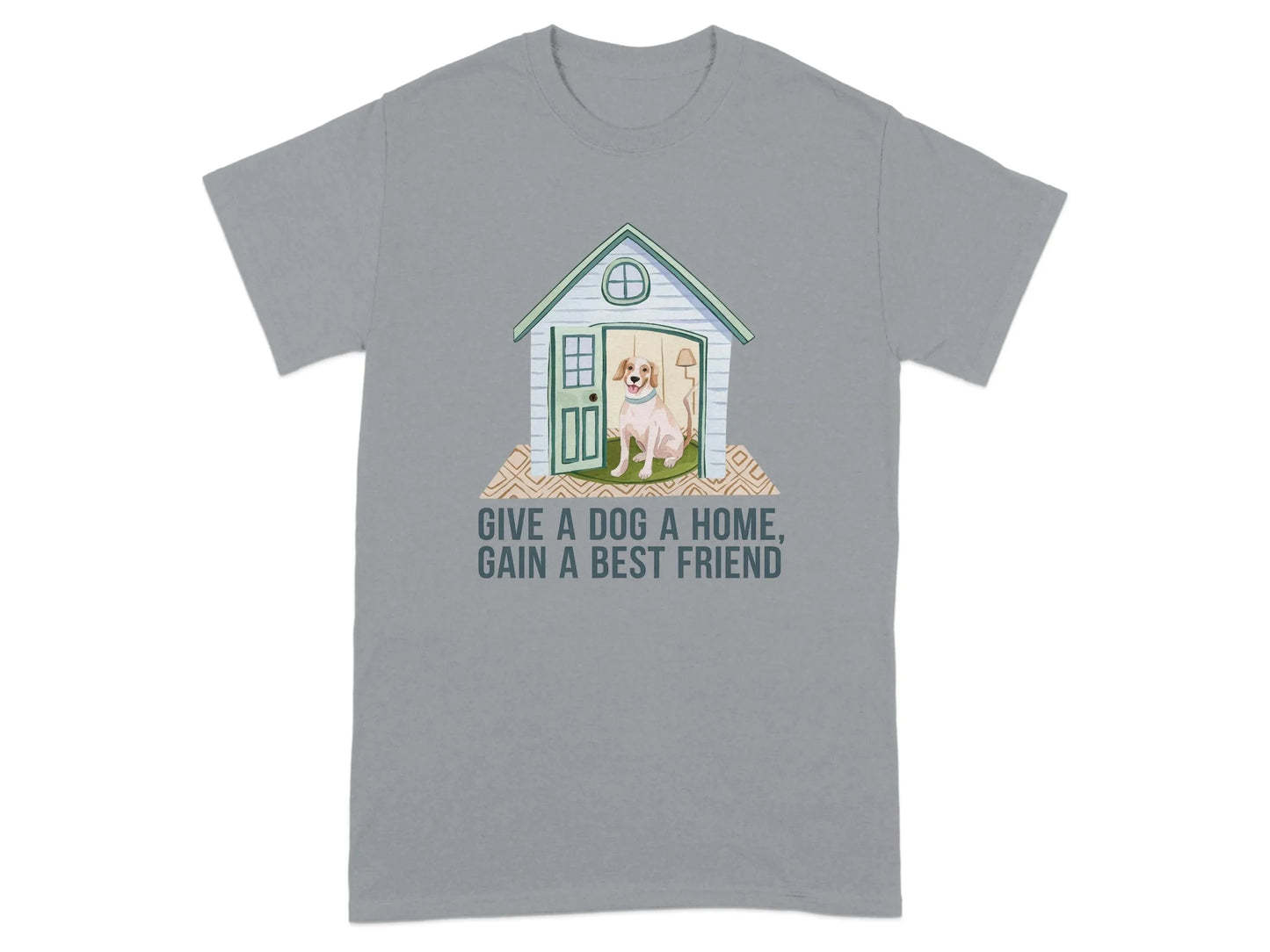Give A Dog A Home Gain A Best Friend T-Shirts Gravel T-shirt