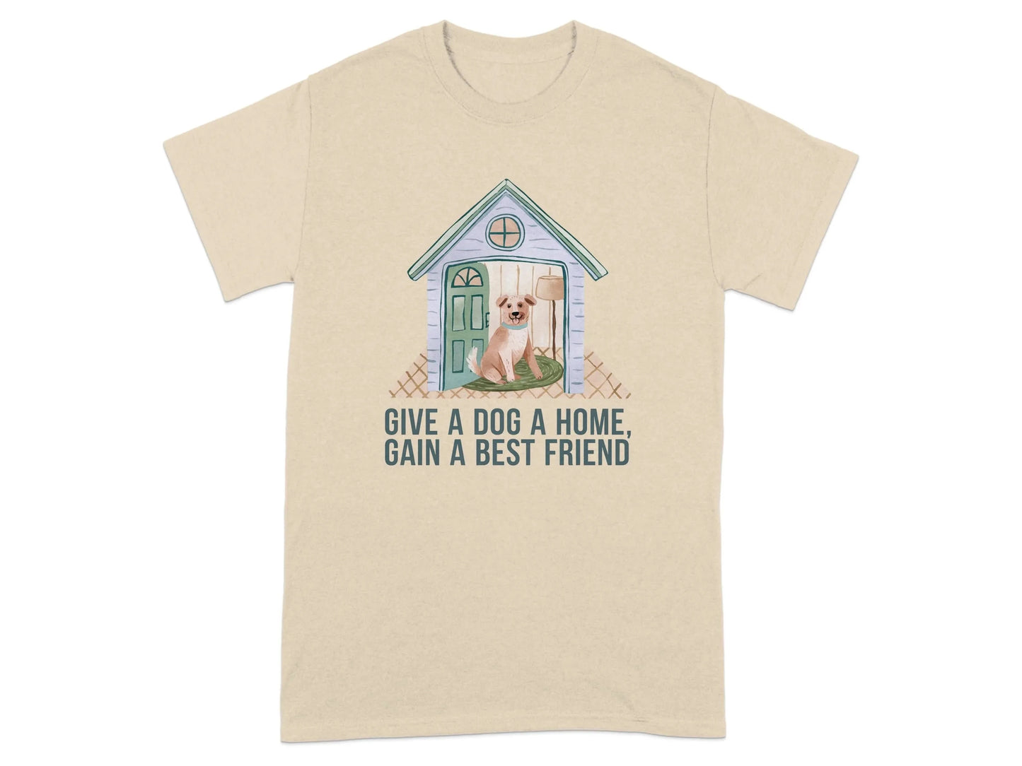 Give a Dog a Home Gain a Best Friend T-Shirts Sand T-shirt