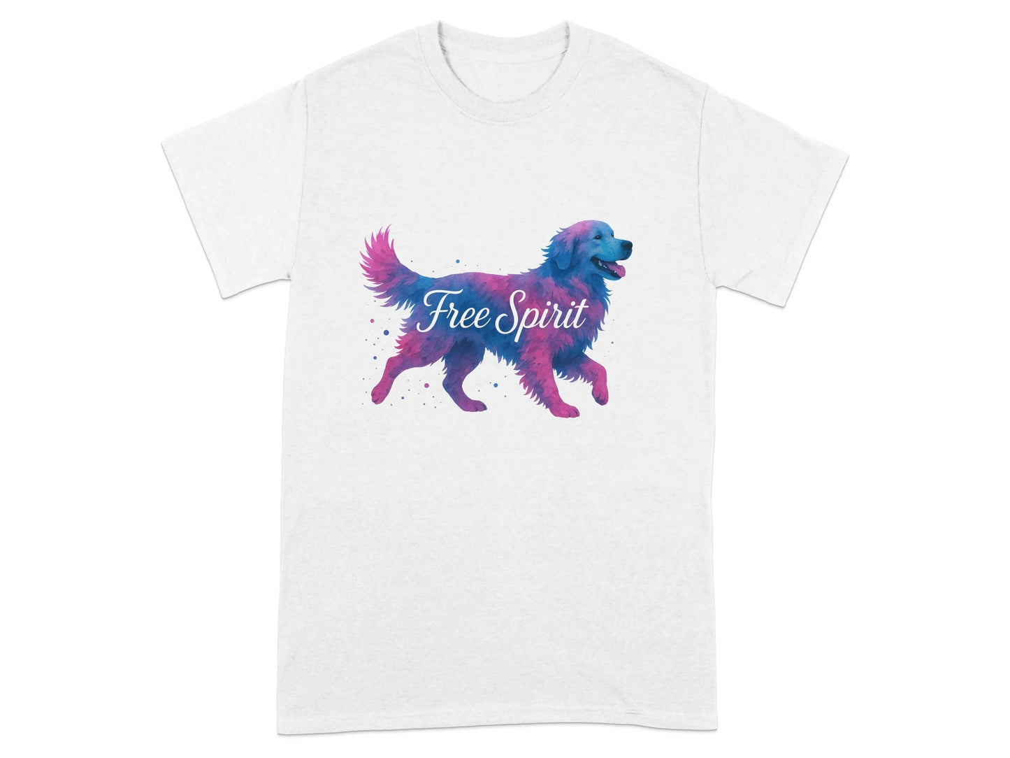 Golden Retriever Free Spirit T-Shirts T-shirt
