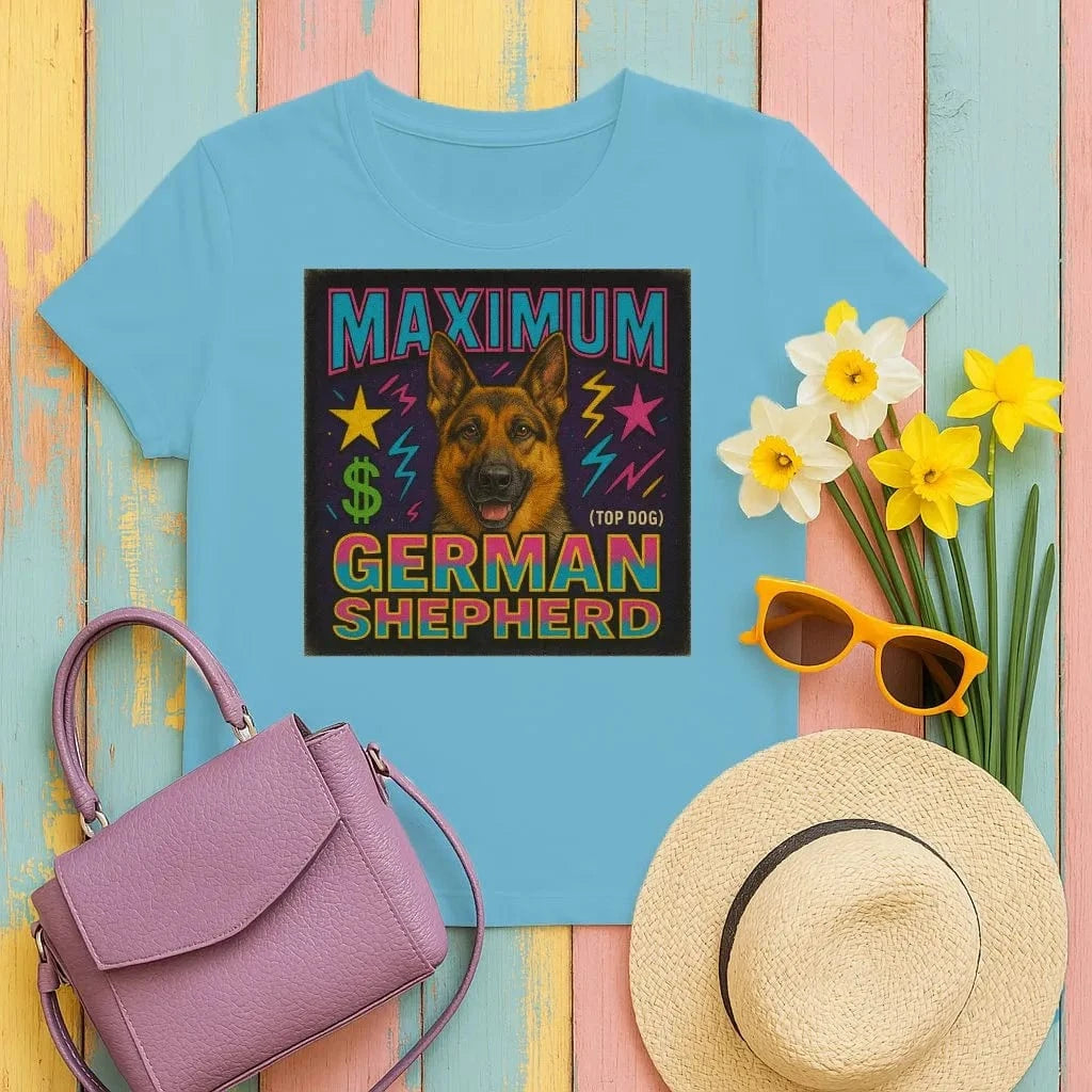 Maximum German Shepherd T-Shirts Antique Sapphire T-shirt