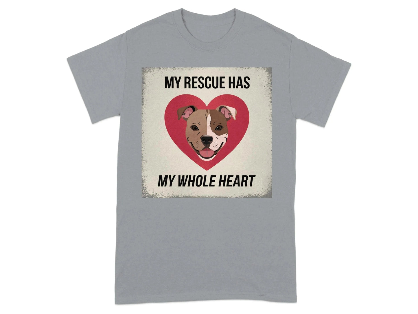 My Rescue Has My Whole Heart T-Shirts Gravel T-shirt