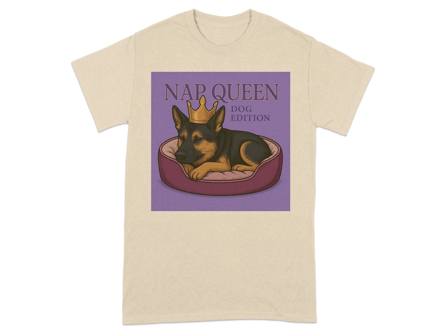 Nap Queen Dog Edition German Shepherd T-Shirts T-shirt