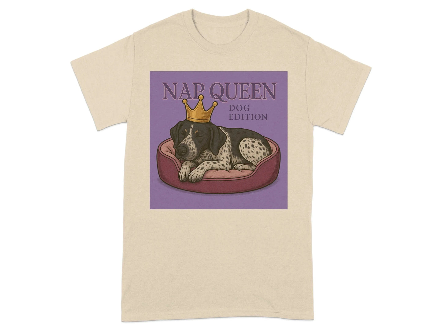 Nap Queen Dog Edition German Shorthaired Pointer T-Shirts T-shirt