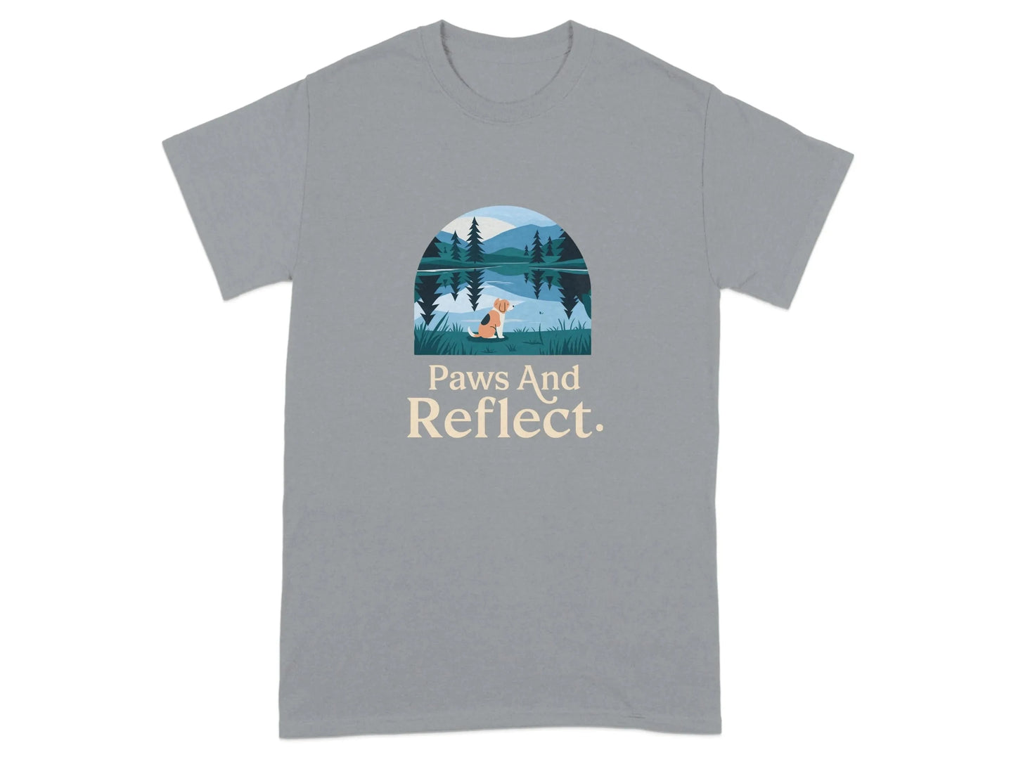 Paws and Reflect Beagle T-Shirts Gravel T-shirt
