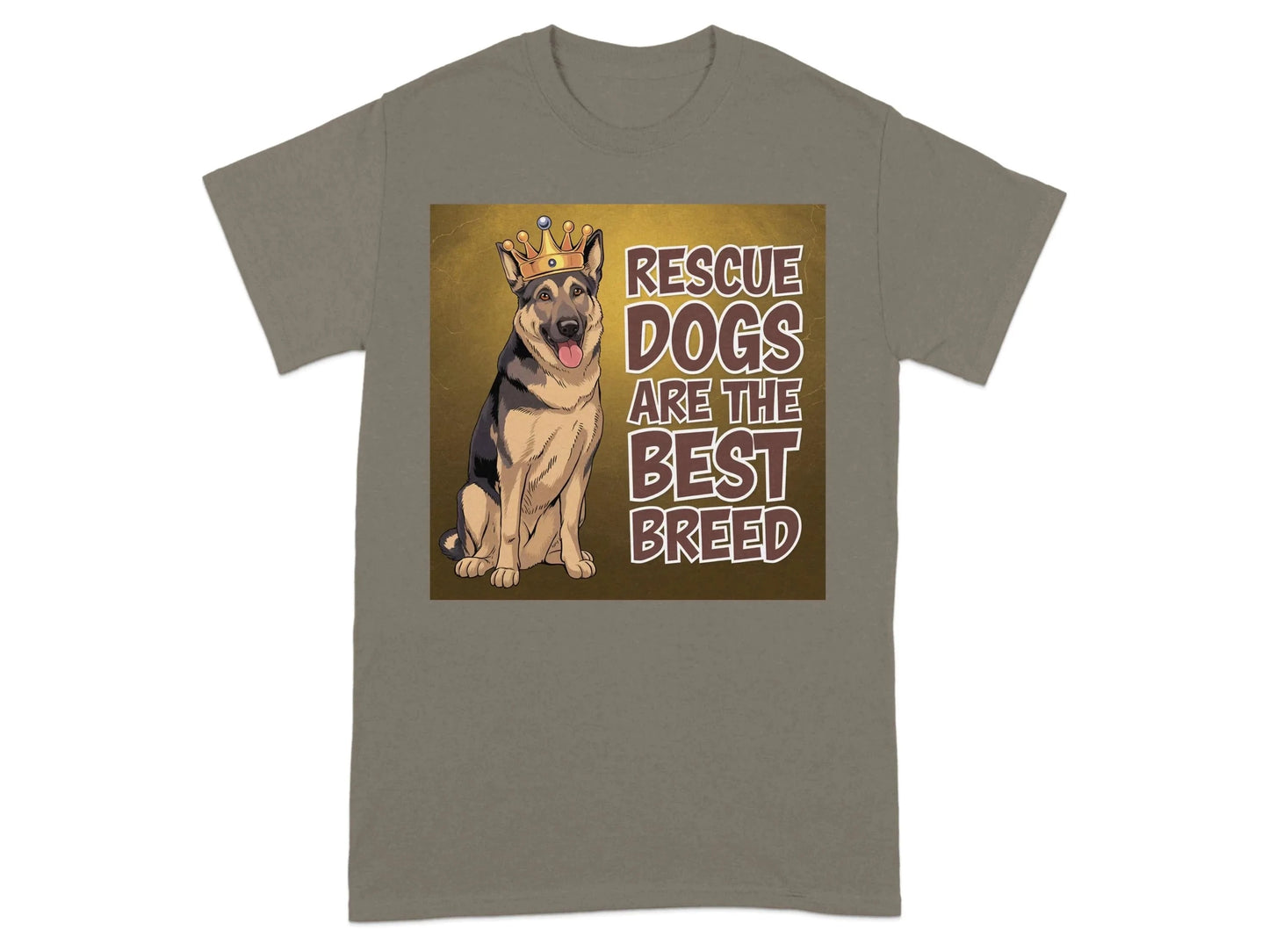 Rescue Dogs Are The Best Breed T-Shirts Brownsavana T-shirt