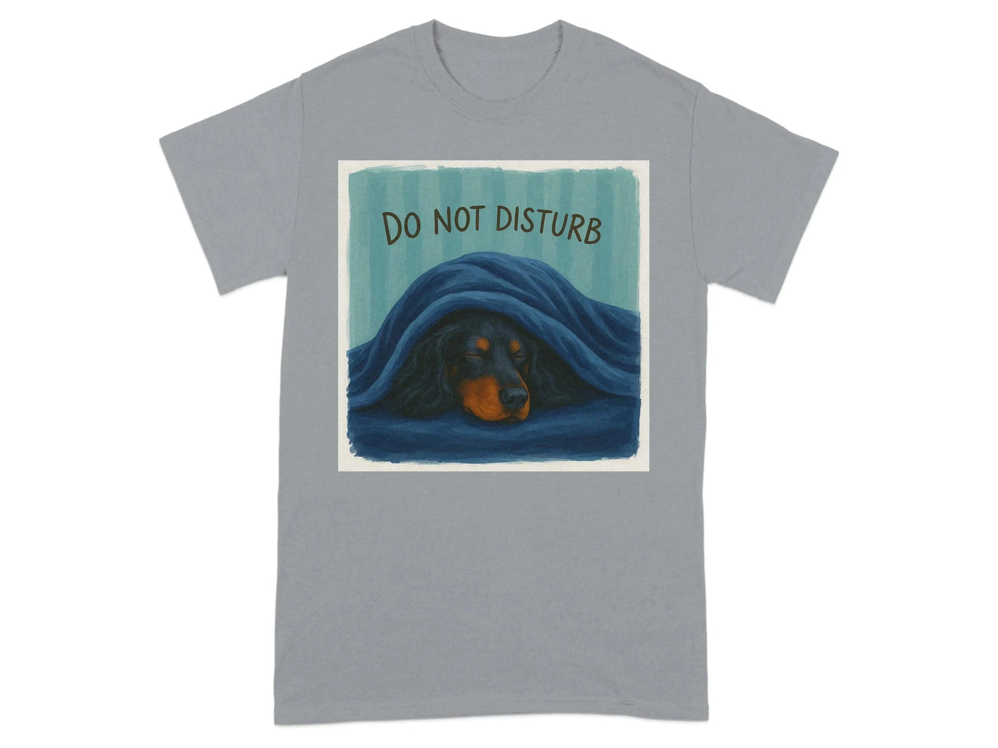 Sleeping Gordon Setter under Blanket T-Shirts T-shirt