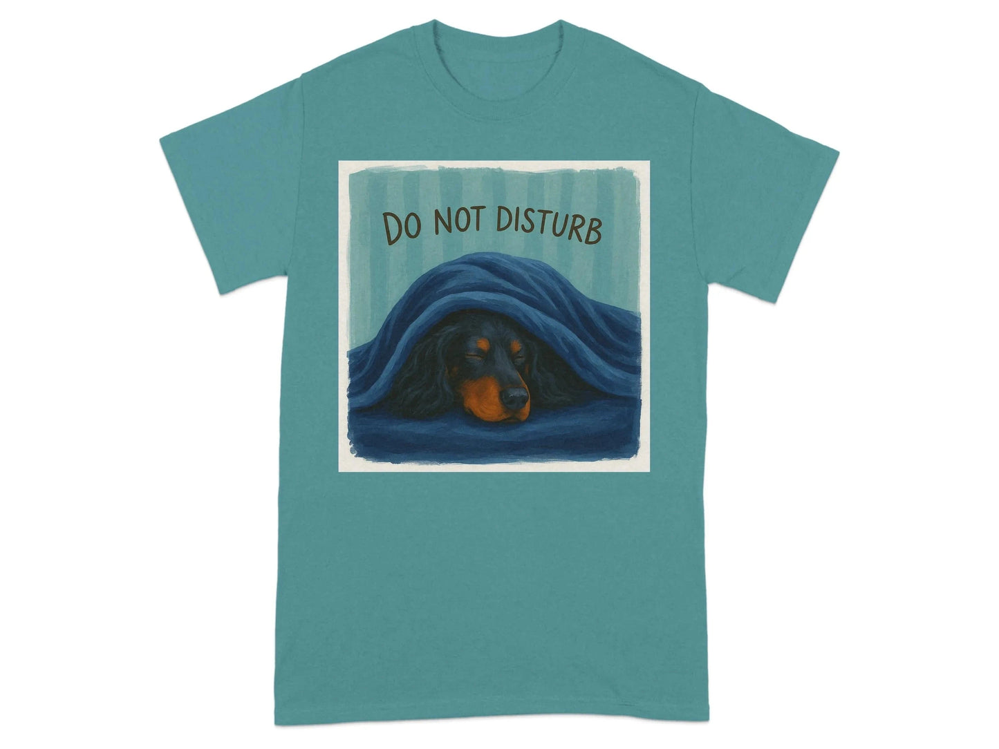 Sleeping Gordon Setter under Blanket T-Shirts T-shirt