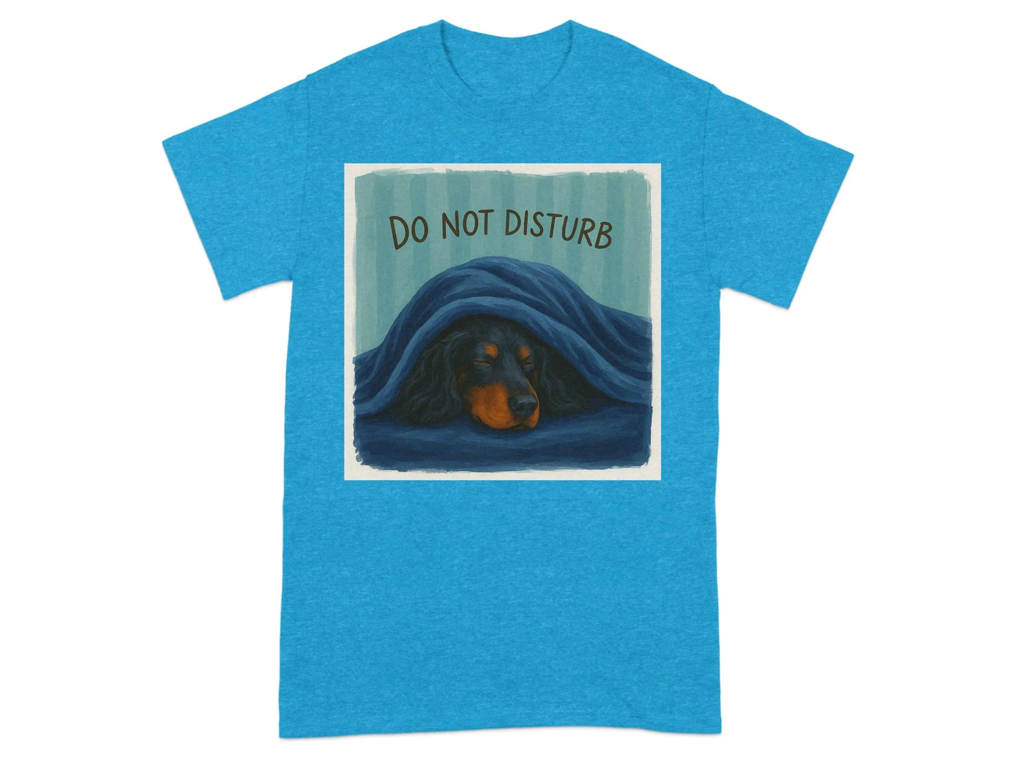 Sleeping Gordon Setter under Blanket T-Shirts T-shirt