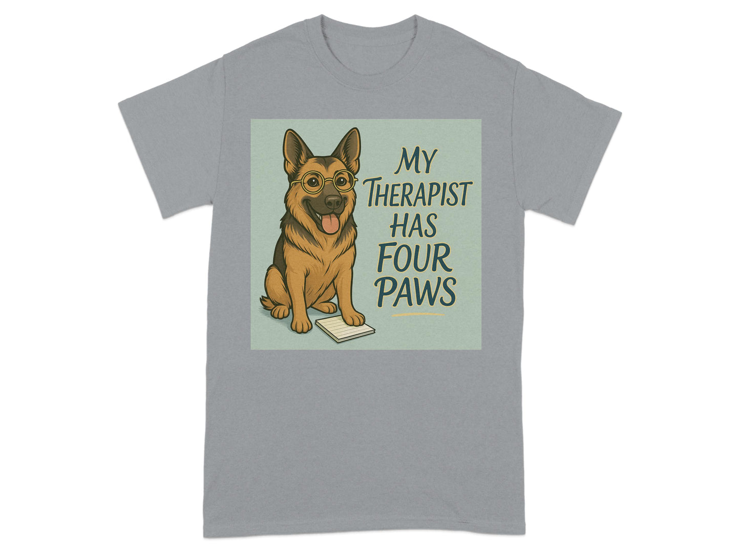 My Therapist Has Four Paws Funny Dog T-Shirt product