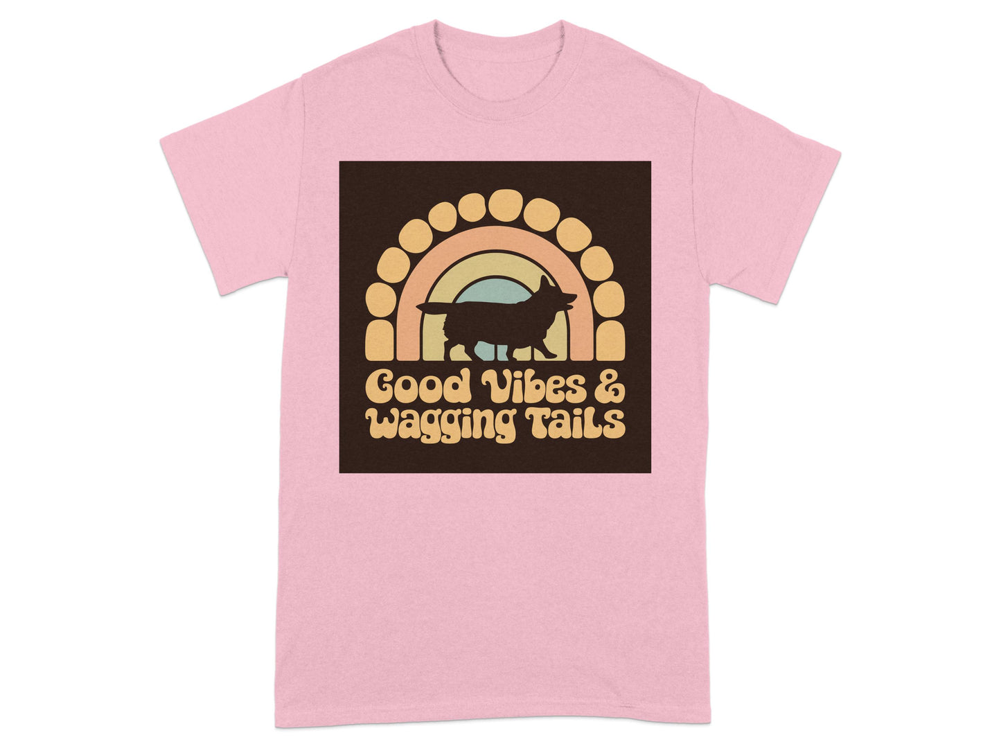 Good Vibes & Wagging Tails Retro Style Shirt product