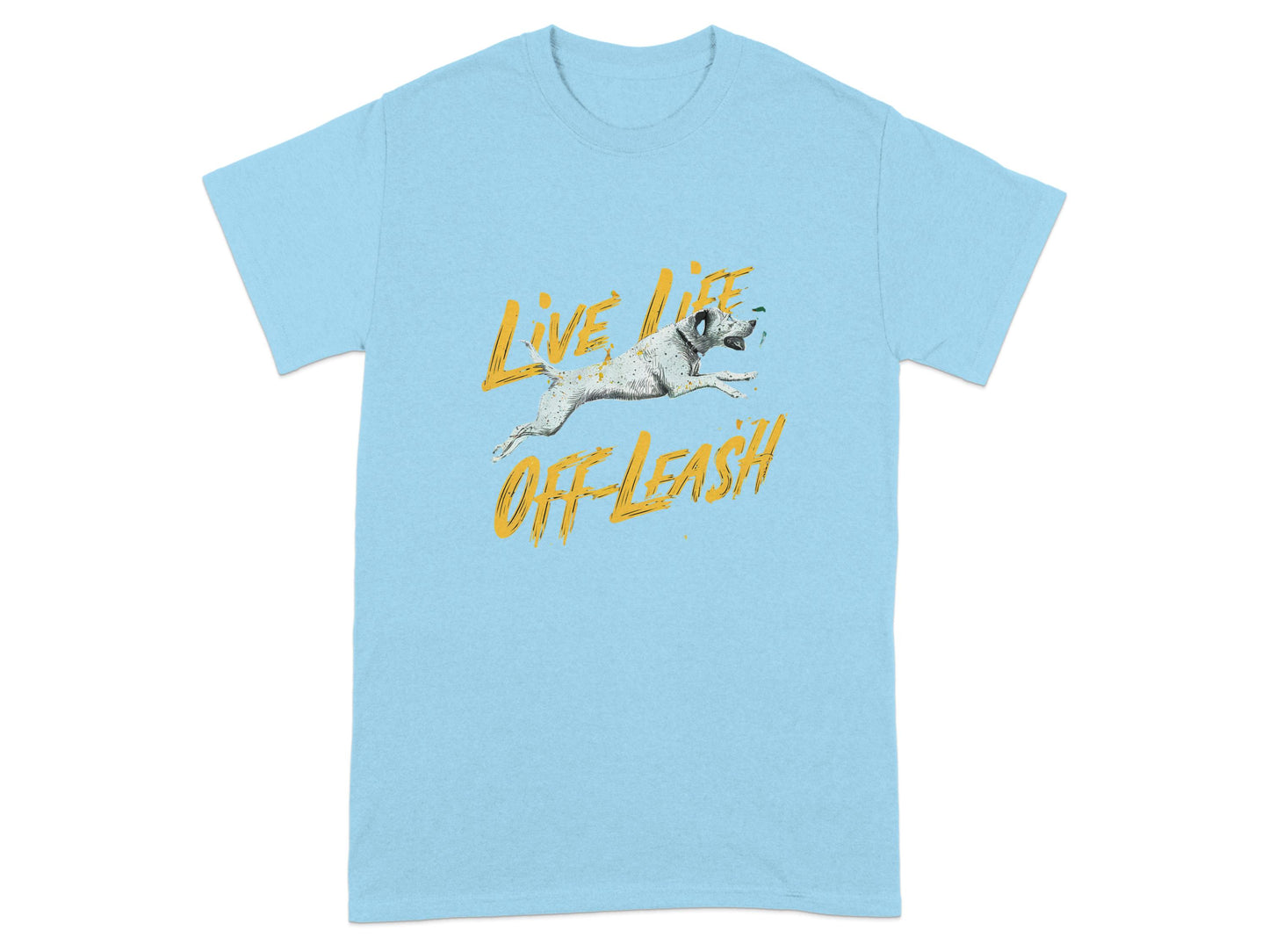 Live Life Off-Leash Graphic Print T-Shirt product type