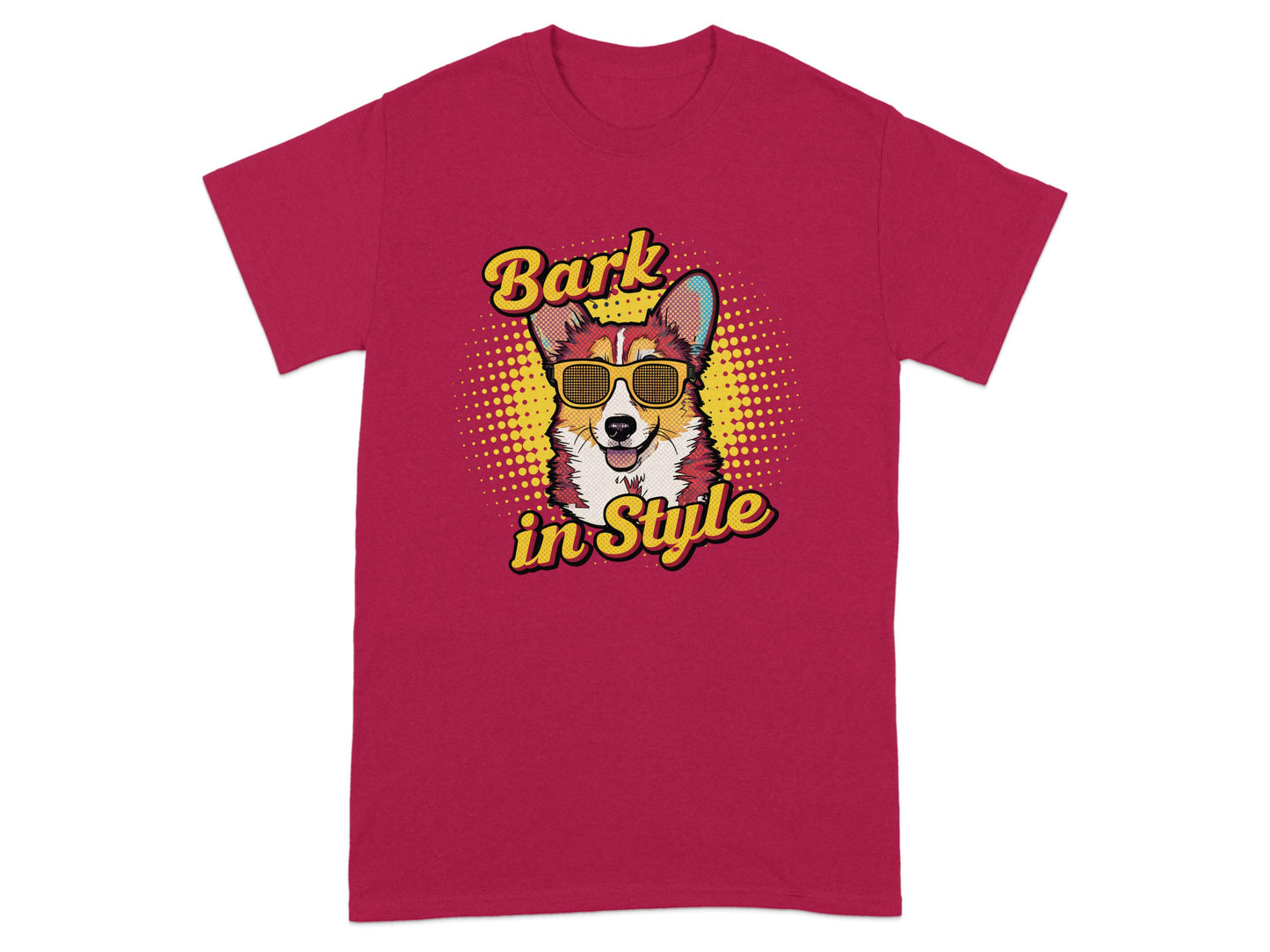 Bark in Style Cool Dog Graphic Design T-shirt product